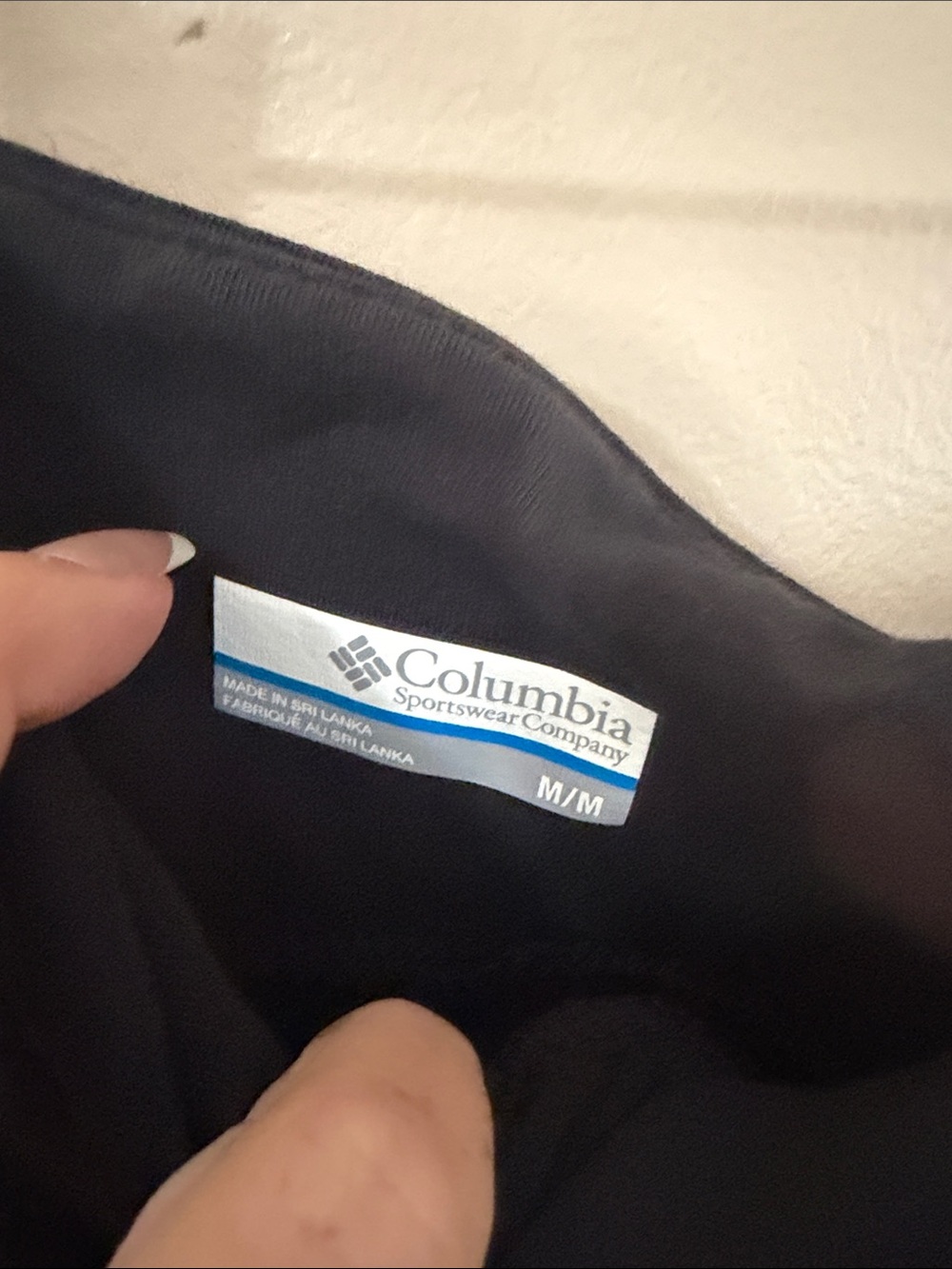 Columbia Black Circle Skirt with Subtle Logo - Picture 2 of 6